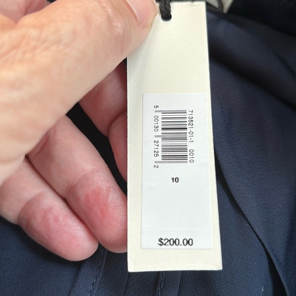 NWT Banana Republic Hyper Navy Blue Slim Refined Blazer Size 10 (#713521) - Picture 6 of 9